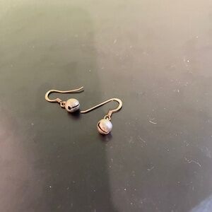 Silver christmas bells earrings